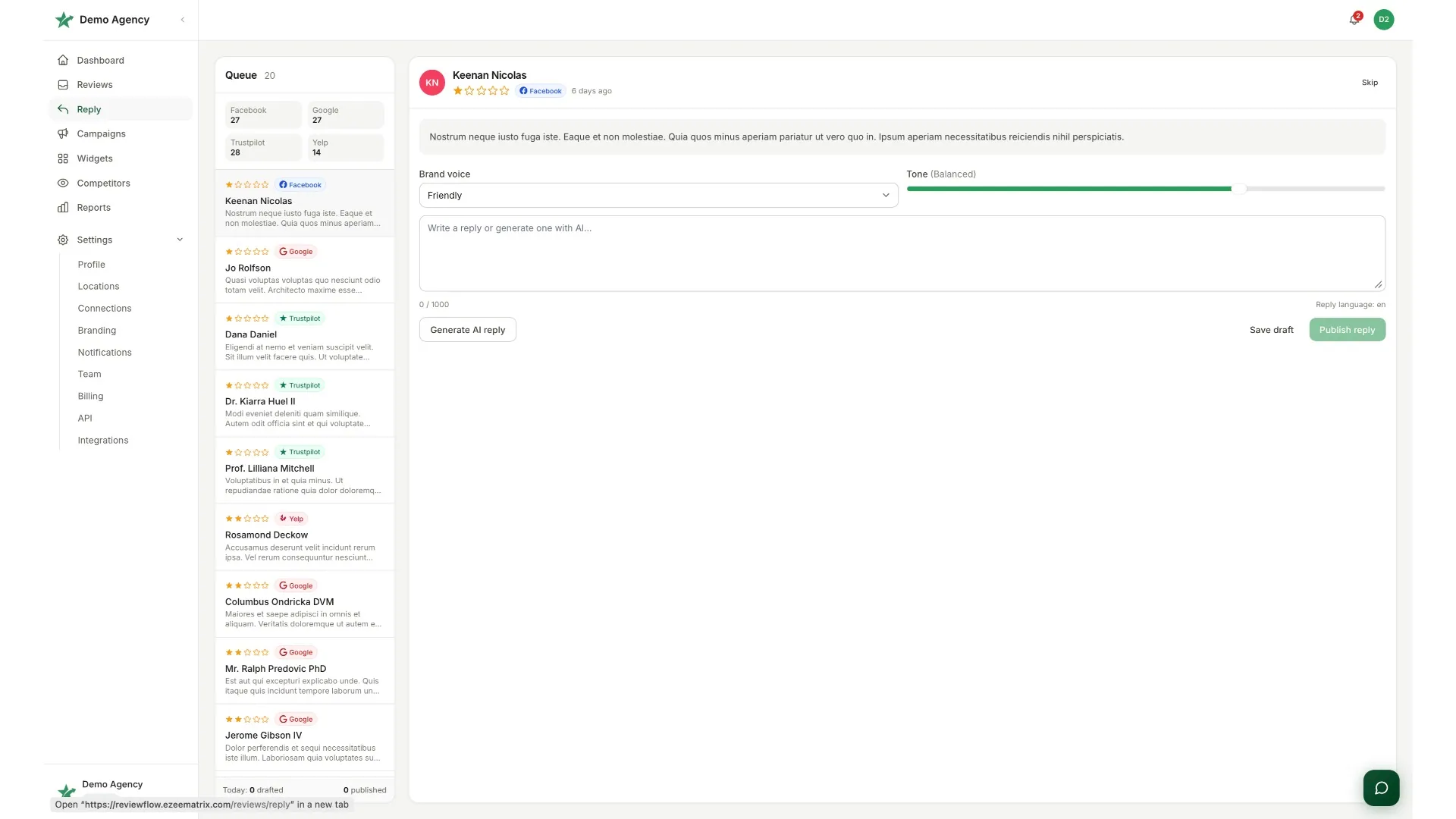 ReviewFlow — AI Review & Reputation Management SaaS screenshot 23