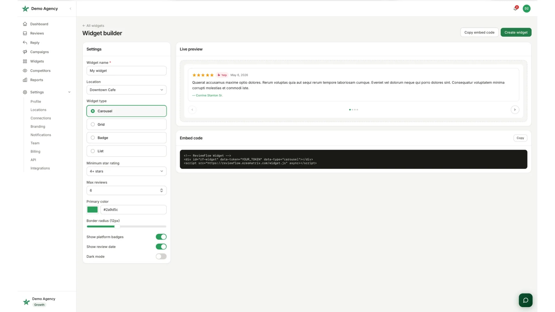 ReviewFlow — AI Review & Reputation Management SaaS screenshot 25