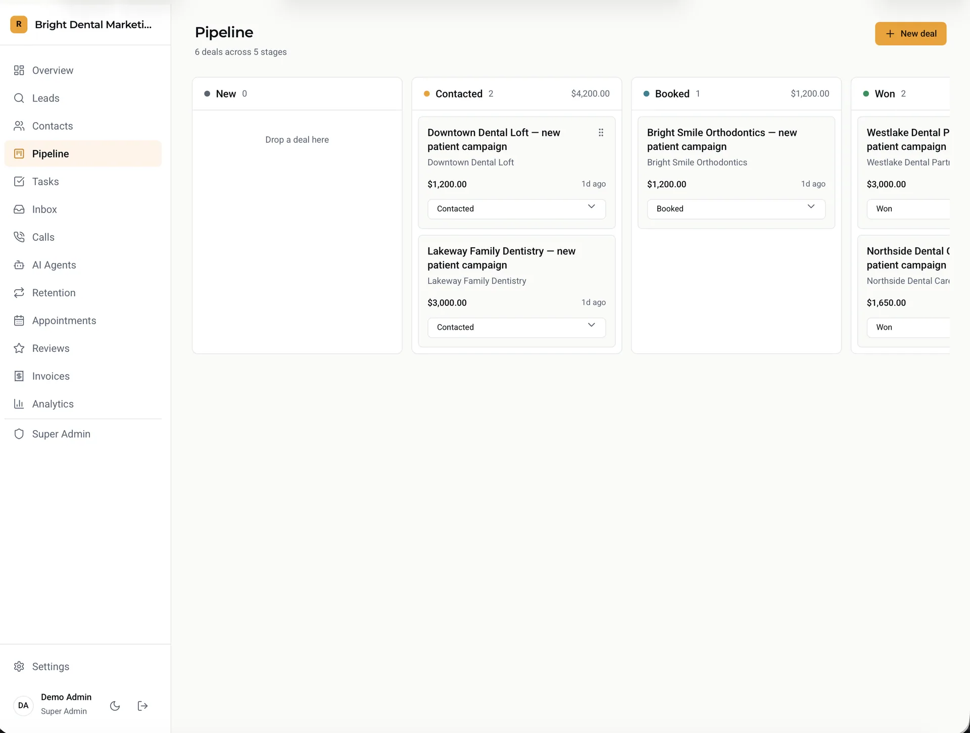 Roster — AI-Powered Business Assistant (Next.js) screenshot 8