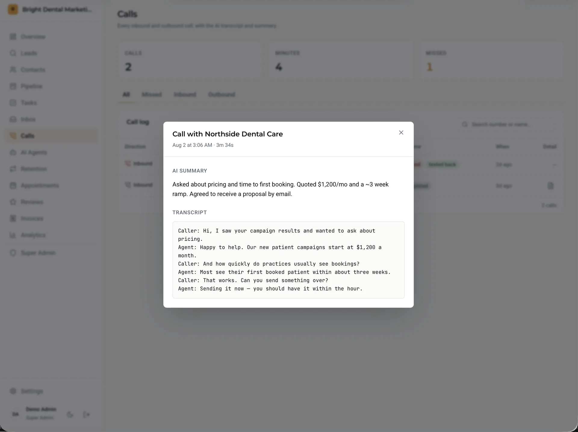 Roster — AI-Powered Business Assistant (Next.js) screenshot 10