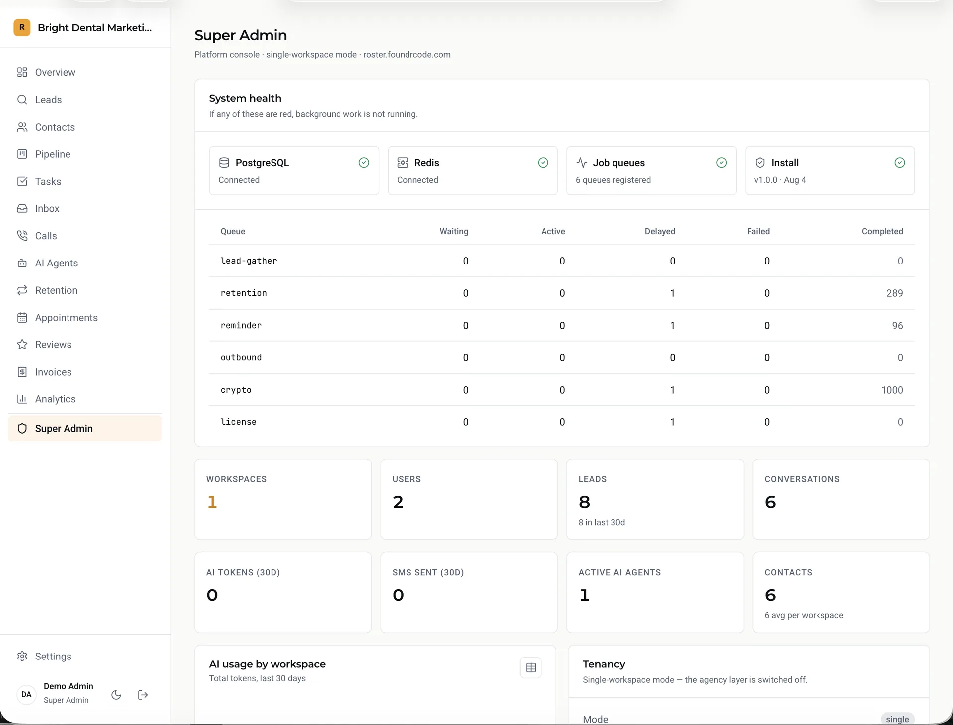 Roster — AI-Powered Business Assistant (Next.js) screenshot 15