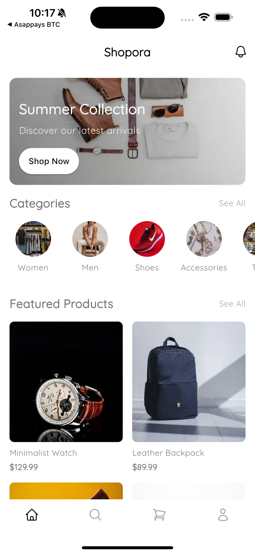 Shopora - Flutter E-Commerce App + Laravel Filament Admin screenshot 4