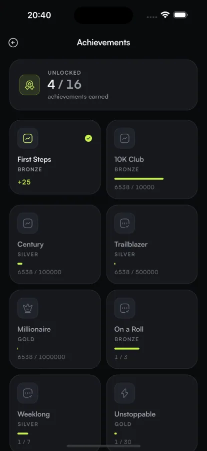 Stridr — Step-to-Earn Rewards App (Flutter + Laravel) screenshot 4