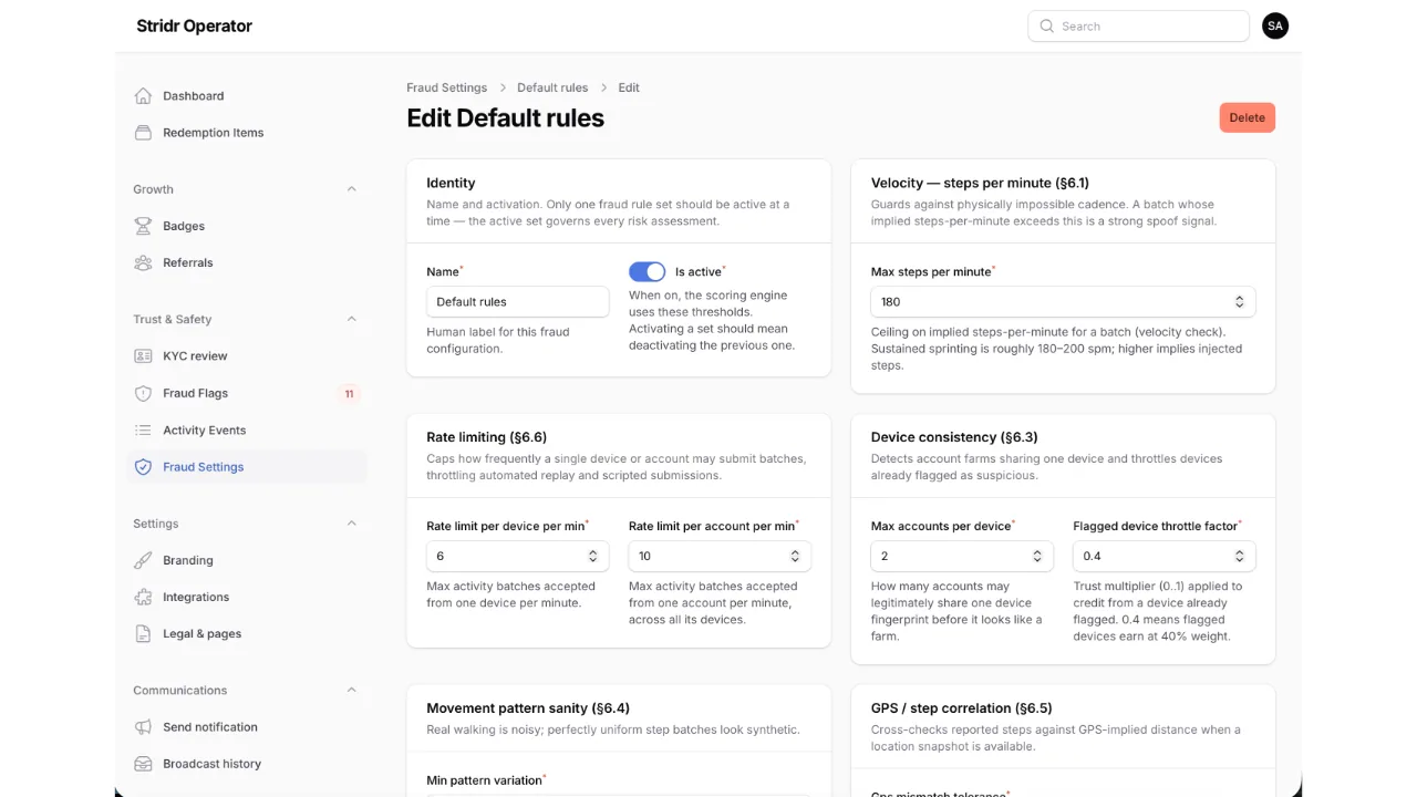 Stridr — Step-to-Earn Rewards App (Flutter + Laravel) screenshot 17