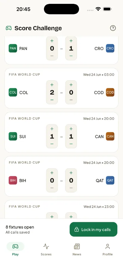 Terrace — Live Sports Scores, Stats & Fan Community (Flutter + Laravel) screenshot 3
