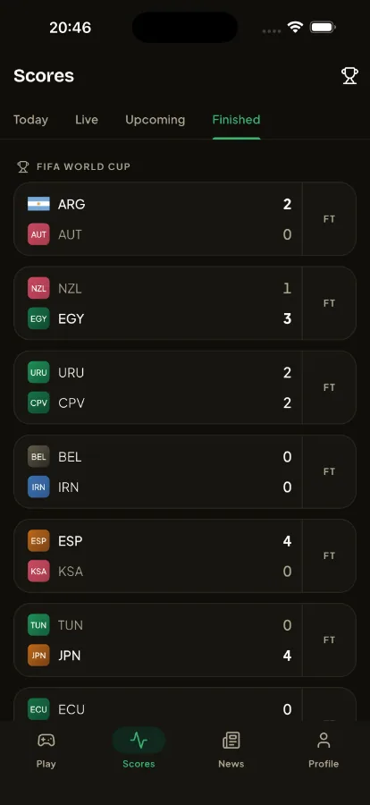 Terrace — Live Sports Scores, Stats & Fan Community (Flutter + Laravel) screenshot 6