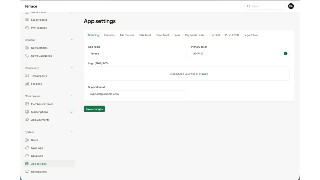 Terrace — Live Sports Scores, Stats & Fan Community (Flutter + Laravel) screenshot 19