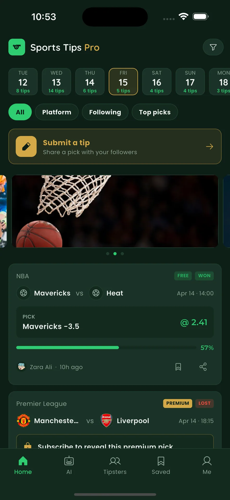 TipsTaz - Sports Tips & AI Predictions Platform screenshot 17