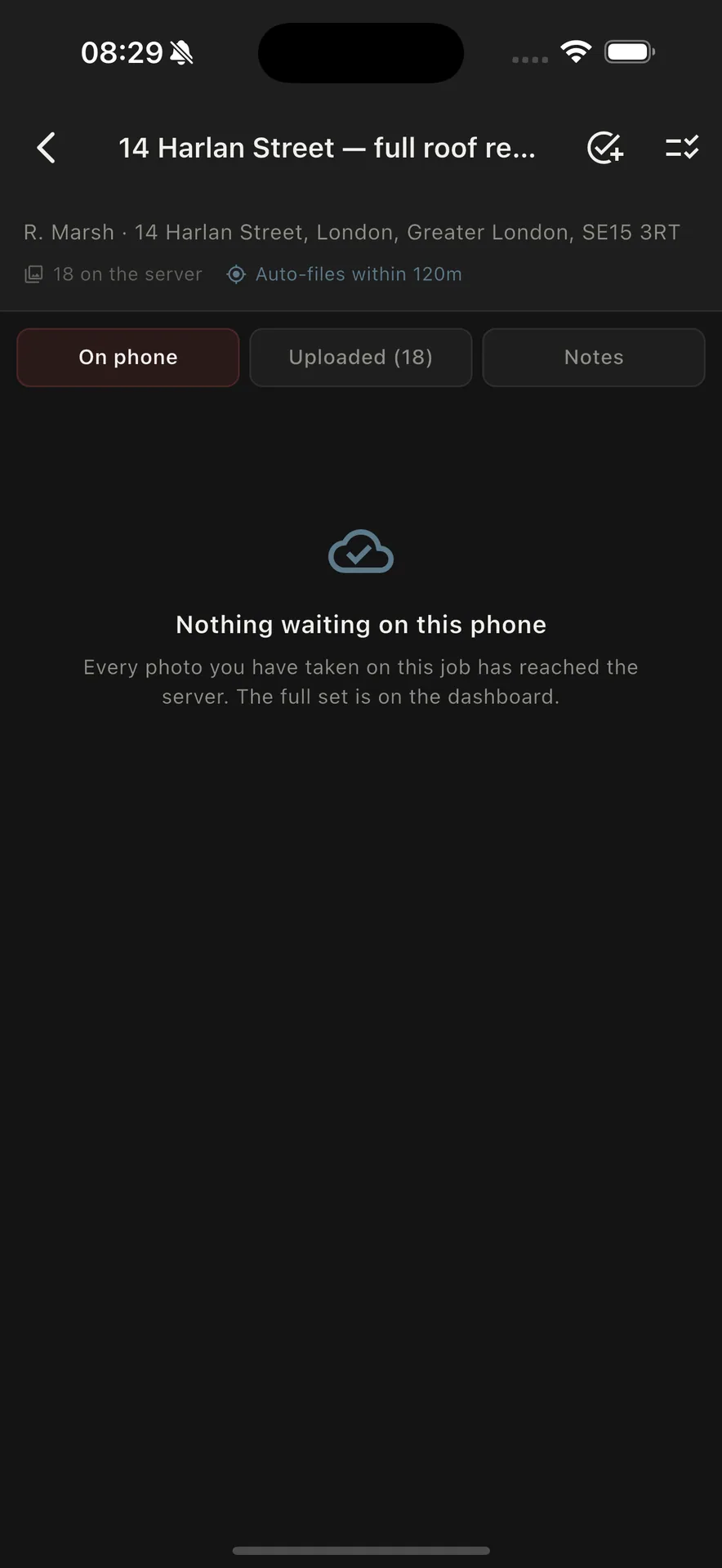 Trace — Job Site Photo Documentation (Flutter + Laravel) screenshot 19