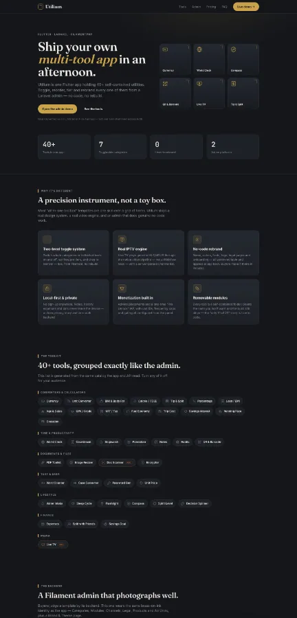 Utilium — Modular Utility Super-App (Flutter + Laravel) screenshot 13