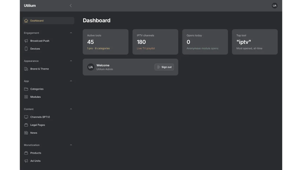 Utilium — Modular Utility Super-App (Flutter + Laravel) screenshot 14