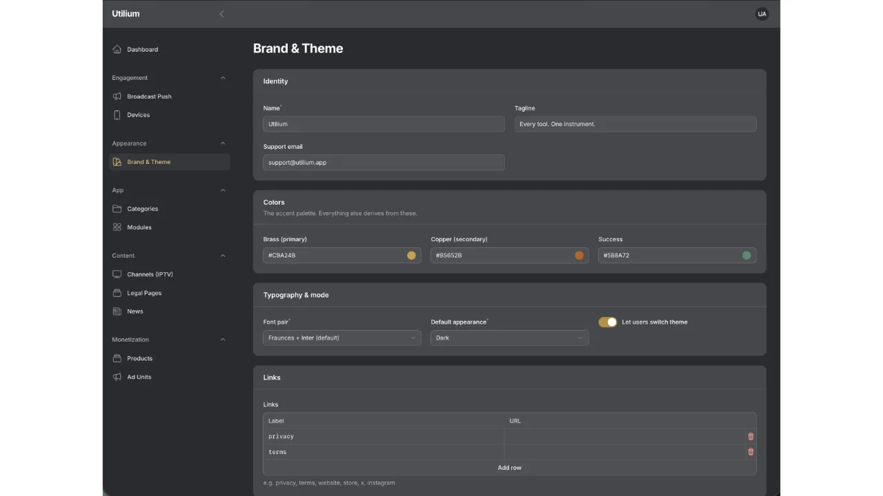 Utilium — Modular Utility Super-App (Flutter + Laravel) screenshot 15