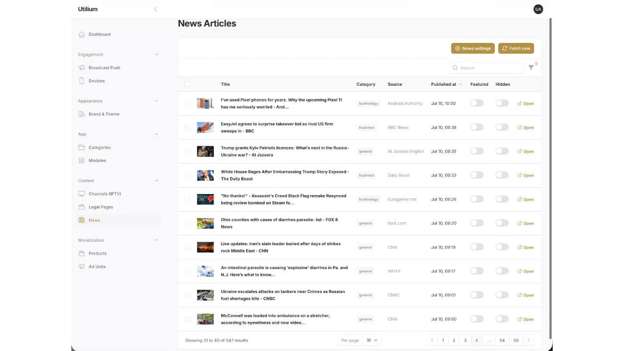Utilium — Modular Utility Super-App (Flutter + Laravel) screenshot 18