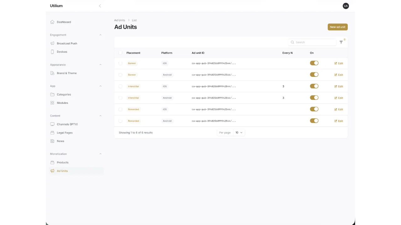 Utilium — Modular Utility Super-App (Flutter + Laravel) screenshot 19
