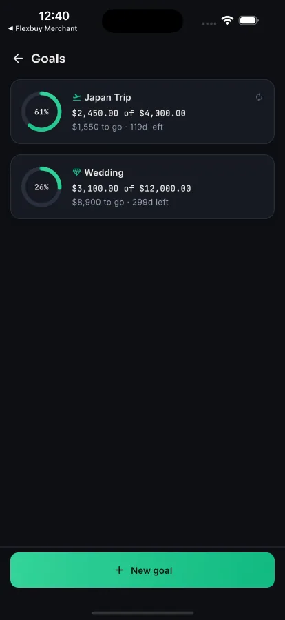 VaultWise — Savings & Investment App (Flutter + Laravel) screenshot 6