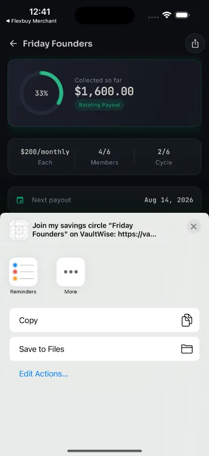 VaultWise — Savings & Investment App (Flutter + Laravel) screenshot 9