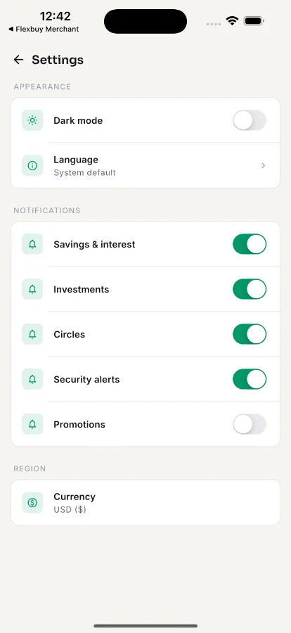 VaultWise — Savings & Investment App (Flutter + Laravel) screenshot 10