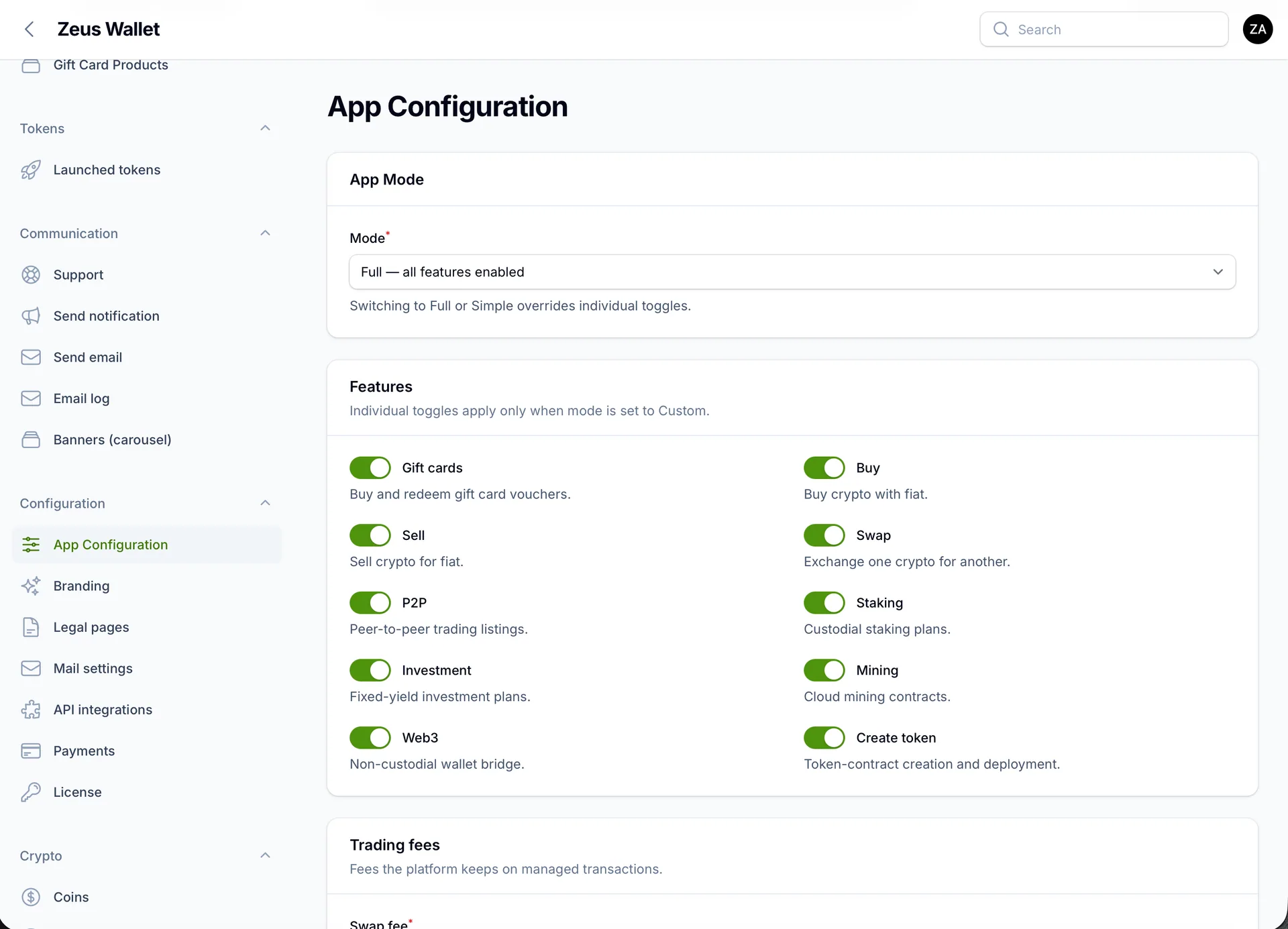 Zeus Wallet — Crypto Wallet App (Flutter + Laravel) screenshot 6