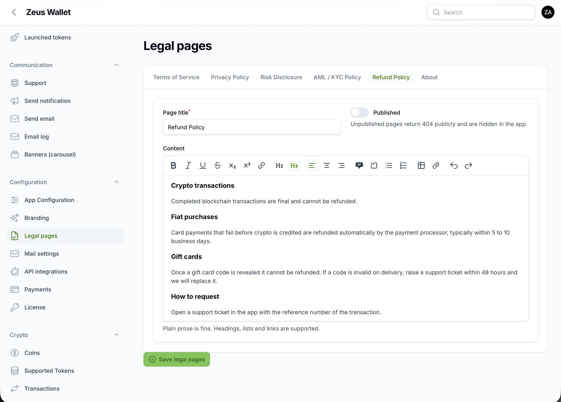 Zeus Wallet — Crypto Wallet App (Flutter + Laravel) screenshot 7