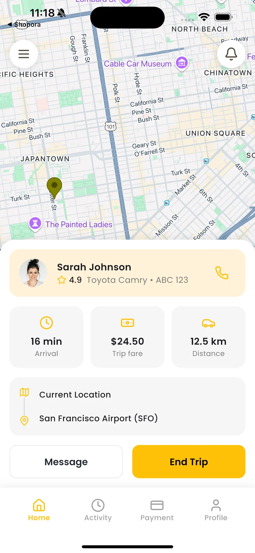 ZoomCab — Full-Stack Taxi Hailing Platform (Laravel + Flutter x2) screenshot 7